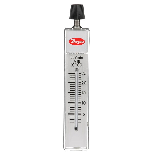 Flowmeter, range .5-5 SCFH air.